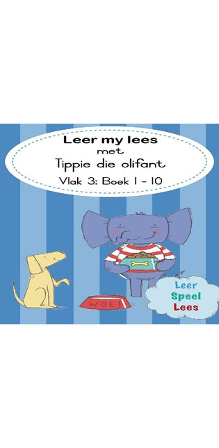 Leer My Lees Met Tippie die Olifant Vlak 3 Boekstel: Leer My Lees Reeks