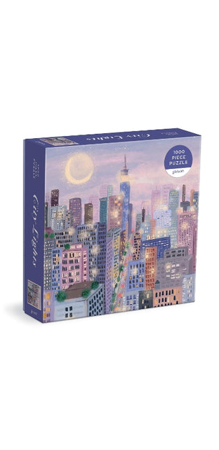 City Lights 1000 Pc Puzzle In a Square box
