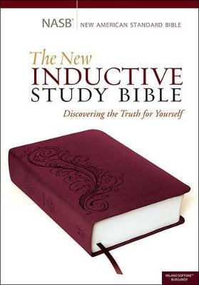 New Inductive Study Bible (NASB, Milano Softone, Burgundy)