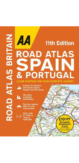 AA Road Atlas Spain & Portugal