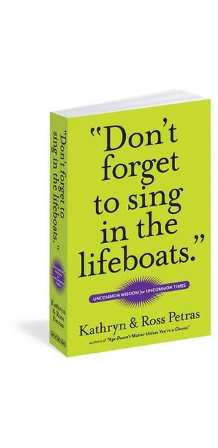 Don't Forget To Sing In The Lifeboats (U.S edition)