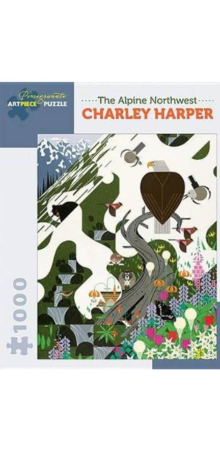 Charley Harper the Alpine Northwest 1000-Piece Jigsaw Puzzle