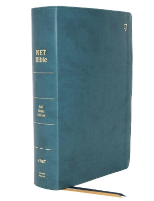 NET Bible, Full-notes Edition, Leathersoft, Teal, Comfort Print ...
