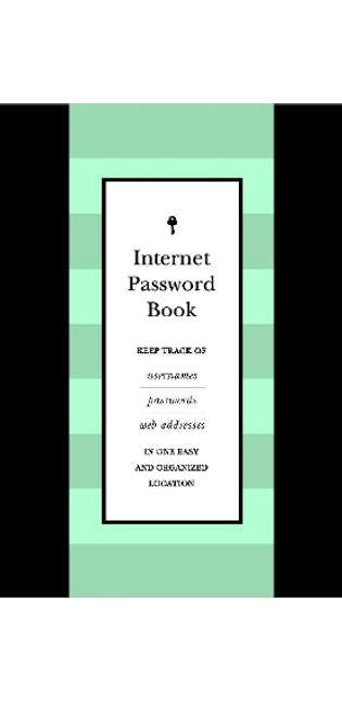 Internet Password Book