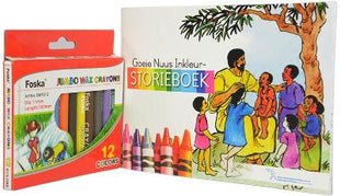 Afrikaans Bybelverhale & Inkleurboek