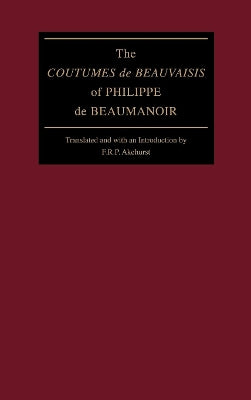"Coutumes de Beauvaisis" of Philippe de Beaumanoir