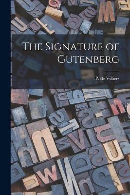 Signature of Gutenberg
