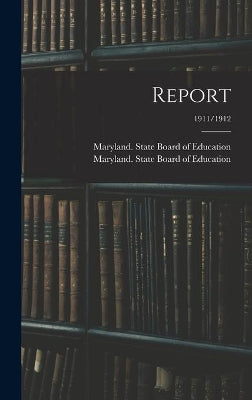 Report; 1911/1912