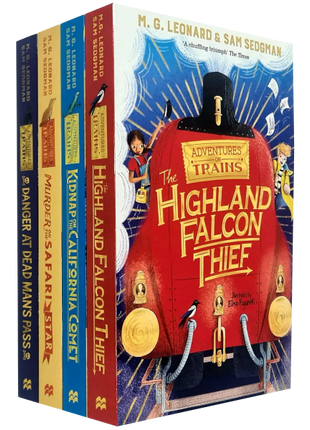 Adventures on Trains Series: 4 Books Collection
