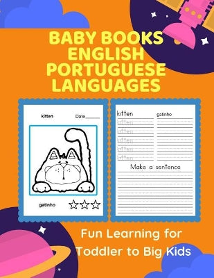 Baby Books English Portuguese Languages Fun Learning for Toddler to Big Kids