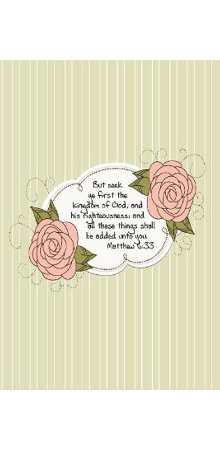 But seek ye first the kingdom of God, and his righteousness; and all these things shall be added unto you.--Matthew 6
