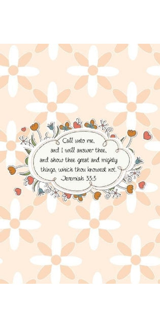 Call unto me, and I will answer thee, and show thee great and mighty things, which thou knowest not.--Jeremiah 33