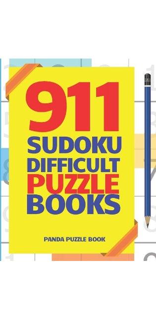 911 Sudoku Difficult Puzzle Books