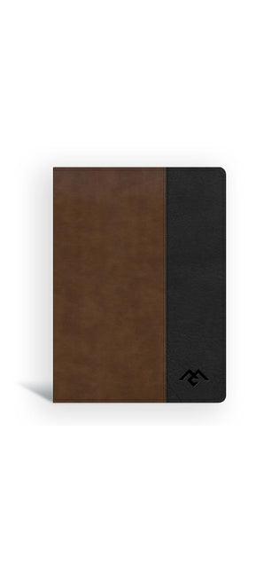 CSB Men of Character Bible, Brown/Black LeatherTouch