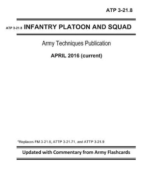 ATP 3-21.8 - Infantry Platoon and Squad - Army Techniques Publication - April 2016 (current) - Replaces FM 3-21.8, ATTP 3-21.71, and ATTP 3-21.9 - Updated with commentary from Army Flashcards