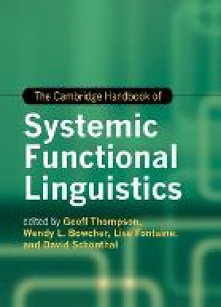 Cambridge Handbook of Systemic Functional Linguistics