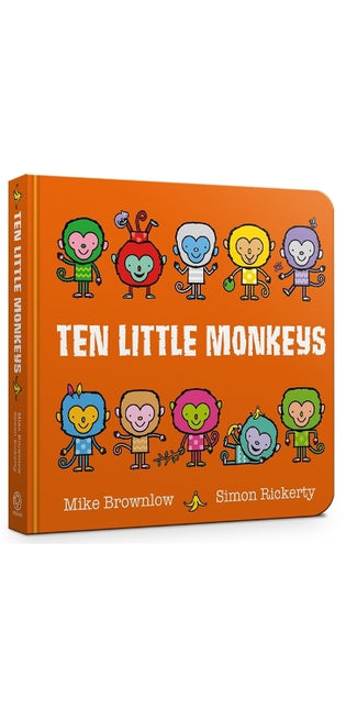 Ten Little Monkeys Board Book