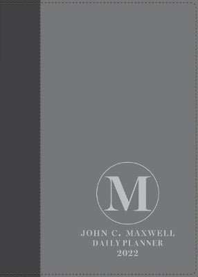 Daily Planner 2022 John C. Maxwell With Zip Black / Grey