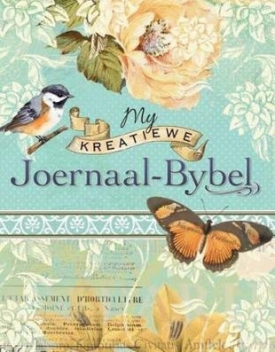 My Kreatiewe Joernaal-Bybel (Blou/Roomkleurig)
