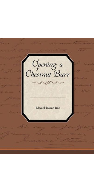 Opening a Chestnut Burr