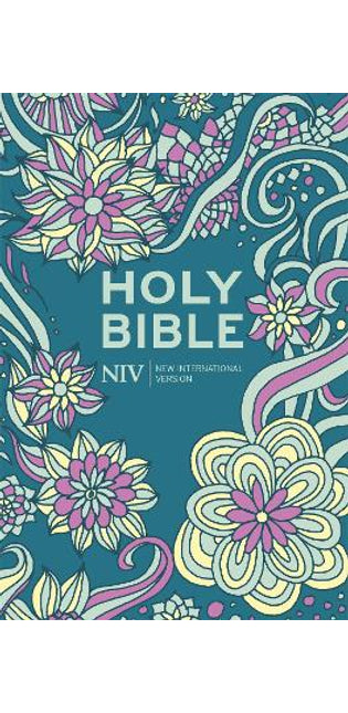 NIV Pocket Floral Hardback Bible
