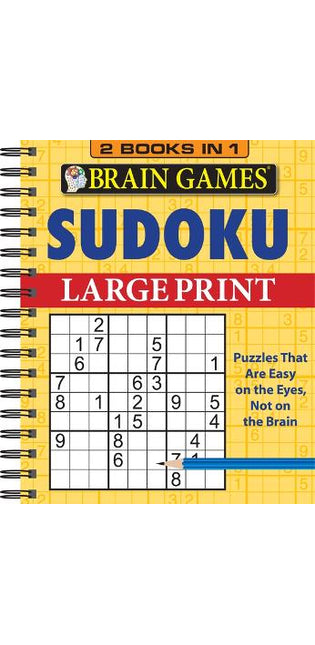 Brain Games - 2 Books in 1 - Sudoku