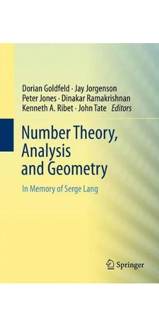 Number Theory, Analysis and Geometry