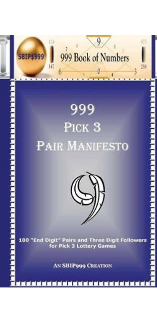 999 Pick 3 Pair Manifesto