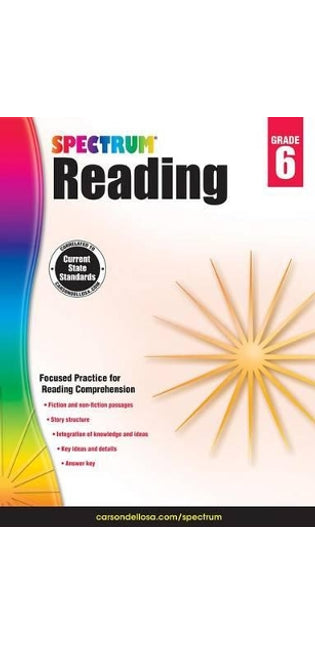 Spectrum Reading Workbook, Grade 6