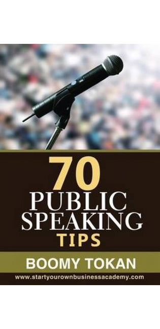 "70 Public Speaking Tips"