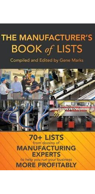 Manufacturer's Book Of Lists
