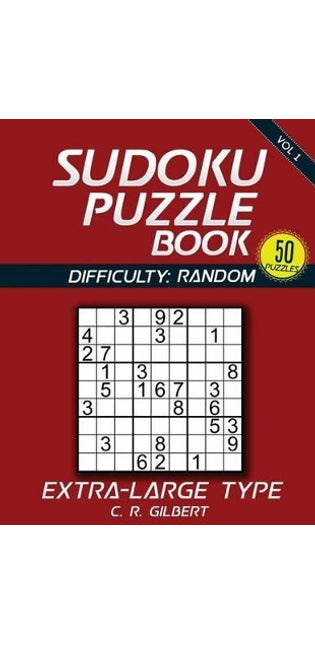SUDOKU Puzzle Book - Extra Large Type (Vol 1)