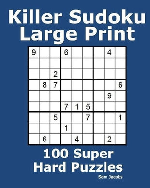 Killer Sudoku Large Print