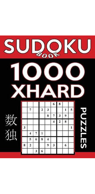 Sudoku Book 1,000 Extra Hard Puzzles