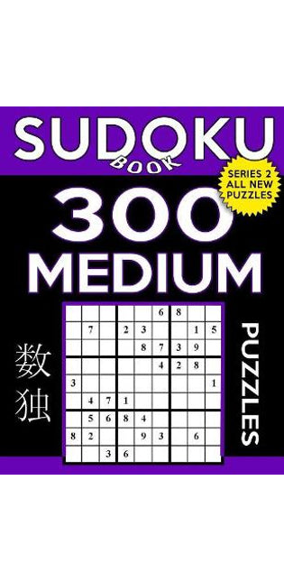 Sudoku Book 300 Medium Puzzles
