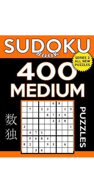 Sudoku Book 400 Medium Puzzles