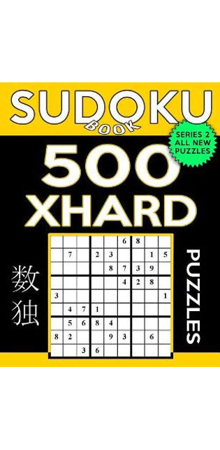 Sudoku Book 500 Extra Hard Puzzles