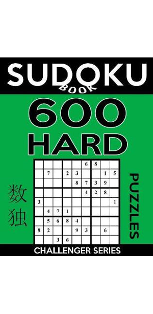 Sudoku Book 600 Hard Puzzles