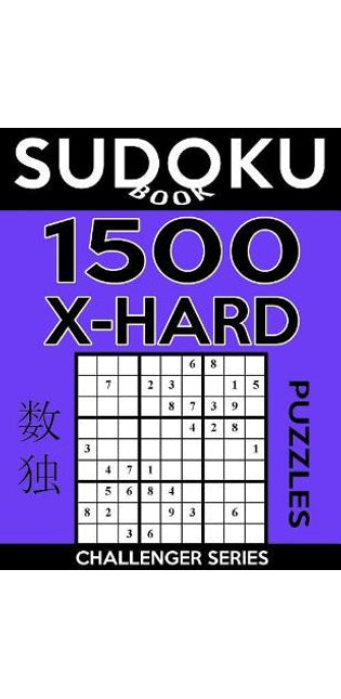 Sudoku Book 1,500 Extra Hard Puzzles