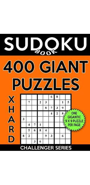 Sudoku Book 400 Extra Hard GIANT Puzzles