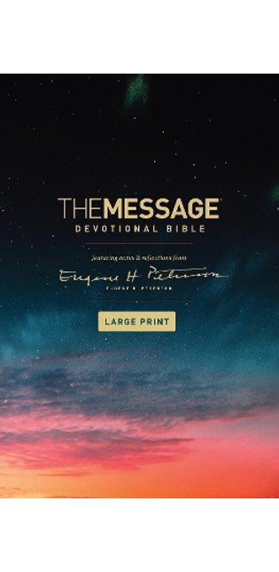 Message Devotional Bible Large Print, The