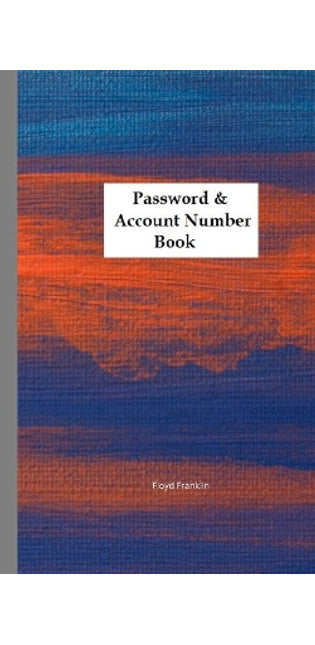 Password & Account Number Book