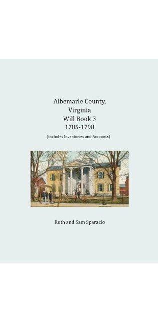 Albemarle County, Virginia Will Book 3