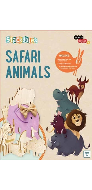 IncrediBuilds Jr.: Stackables: Safari Animals