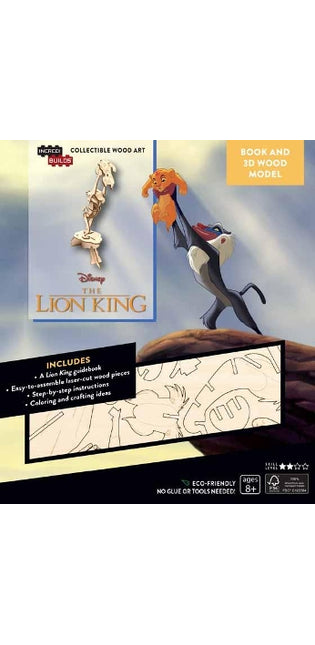 IncrediBuilds: Disney's The Lion King Book and 3D Wood Model