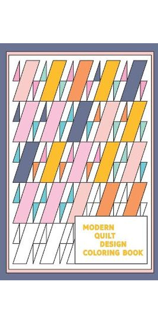Modern Quilt Design Coloring Book