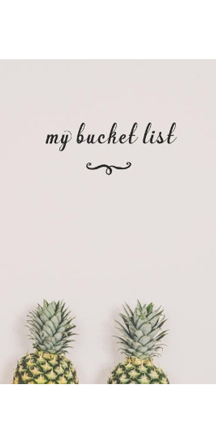 My Bucket List