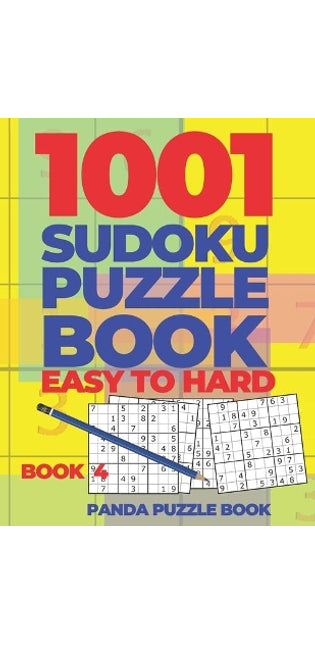 1001 Sudoku Puzzle Books Easy To Hard - Book 4