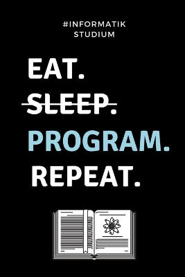 #informatik Studium Eat. Sleep. Program. Repeat.