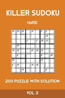 Killer Sudoku Hard 200 Puzzle With Solution Vol 3
